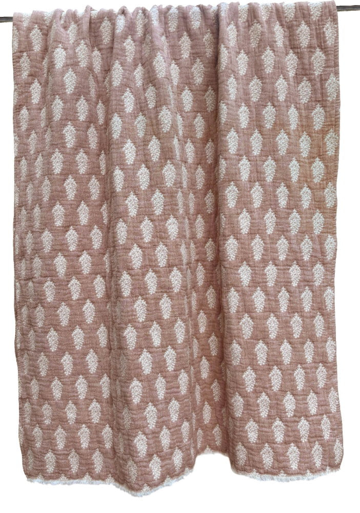 Malini Samira Rust Throw