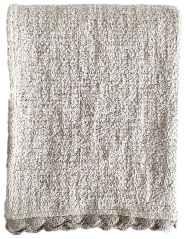 Malini Stello Natural Throw