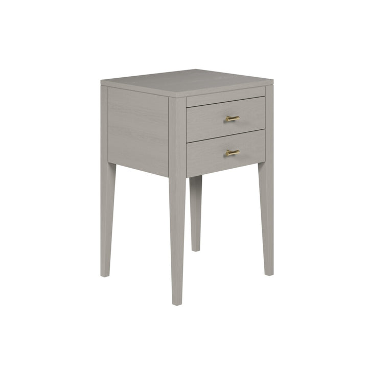 Radford Bedside Table Two Drawers Grey