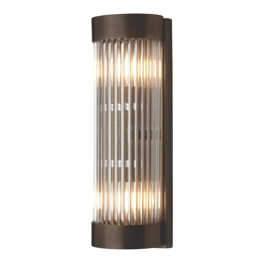 Wade Dark Brass Finish Wall Lamp