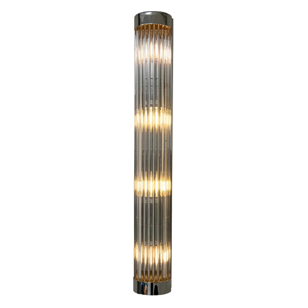 Wade Nickel Finish Long Wall Lamp