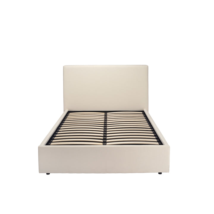 Wilder Antique White Double Ottoman Bed