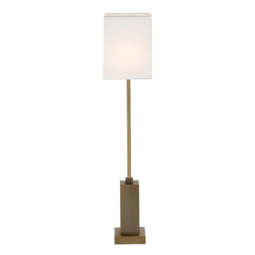 York Antique Brass Table Lamp