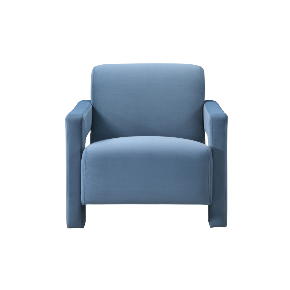 Apex Armchair – Blue Velvet