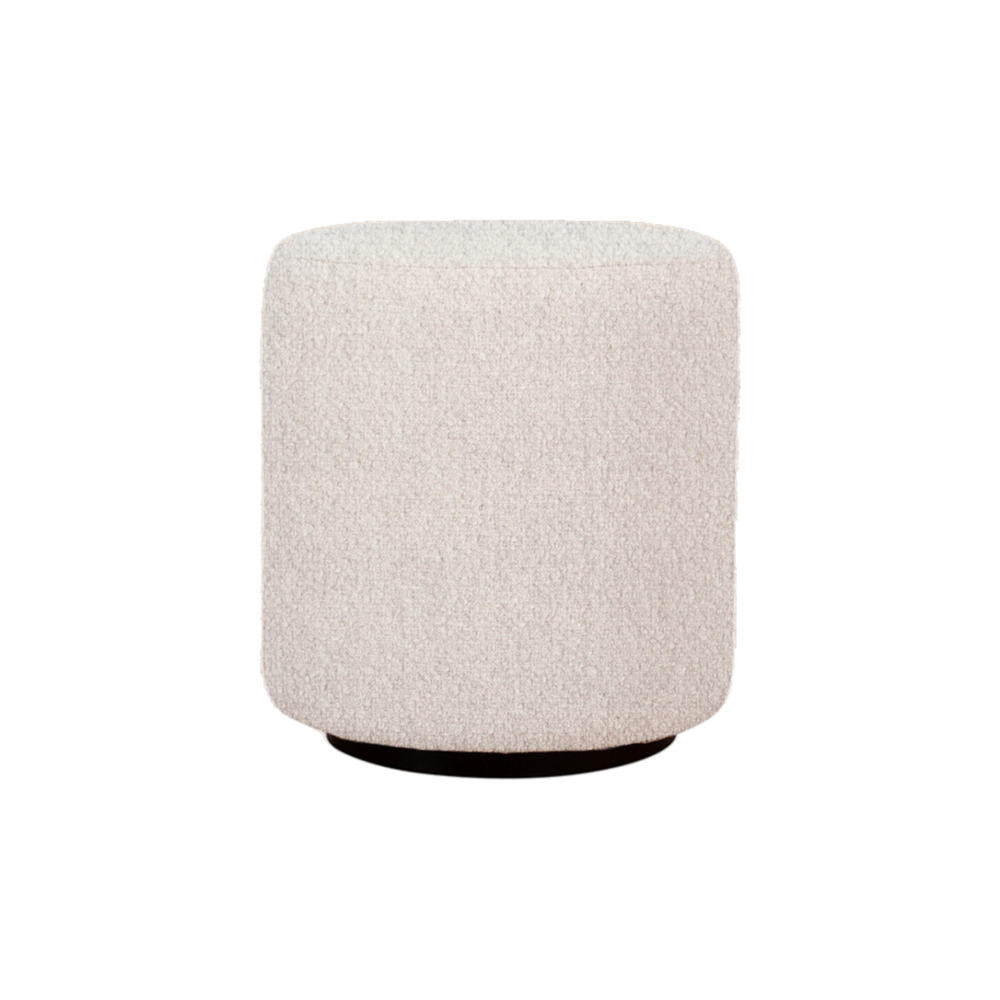 Ben Round Stool – Cologne Ivory