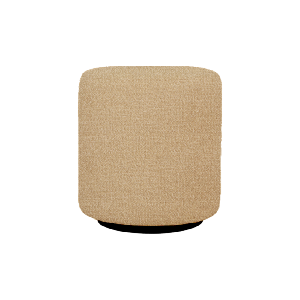 Ben Round Stool – Cologne Latte