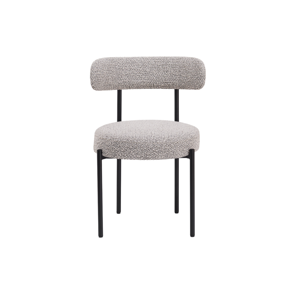 Flora Dining Chair – Mink Boucle
