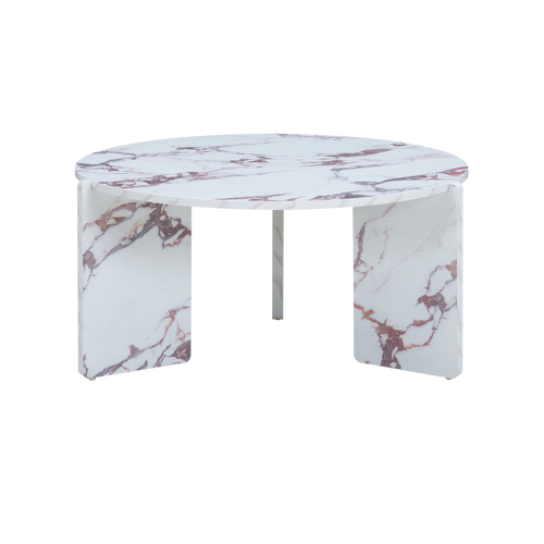 Halo Coffee Table Marble Effect
