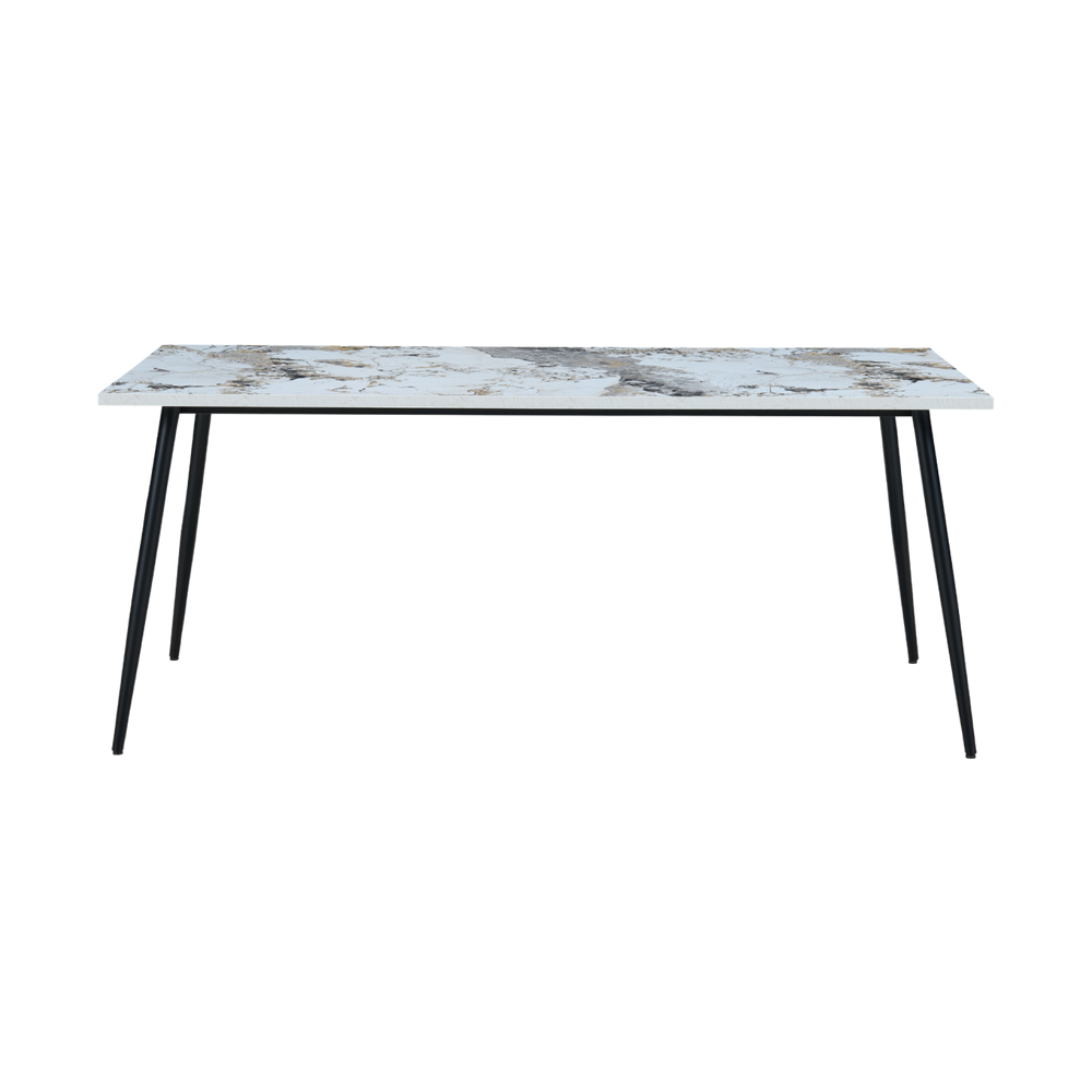 Horizon Large Dining Table Marble Effect – Pandora