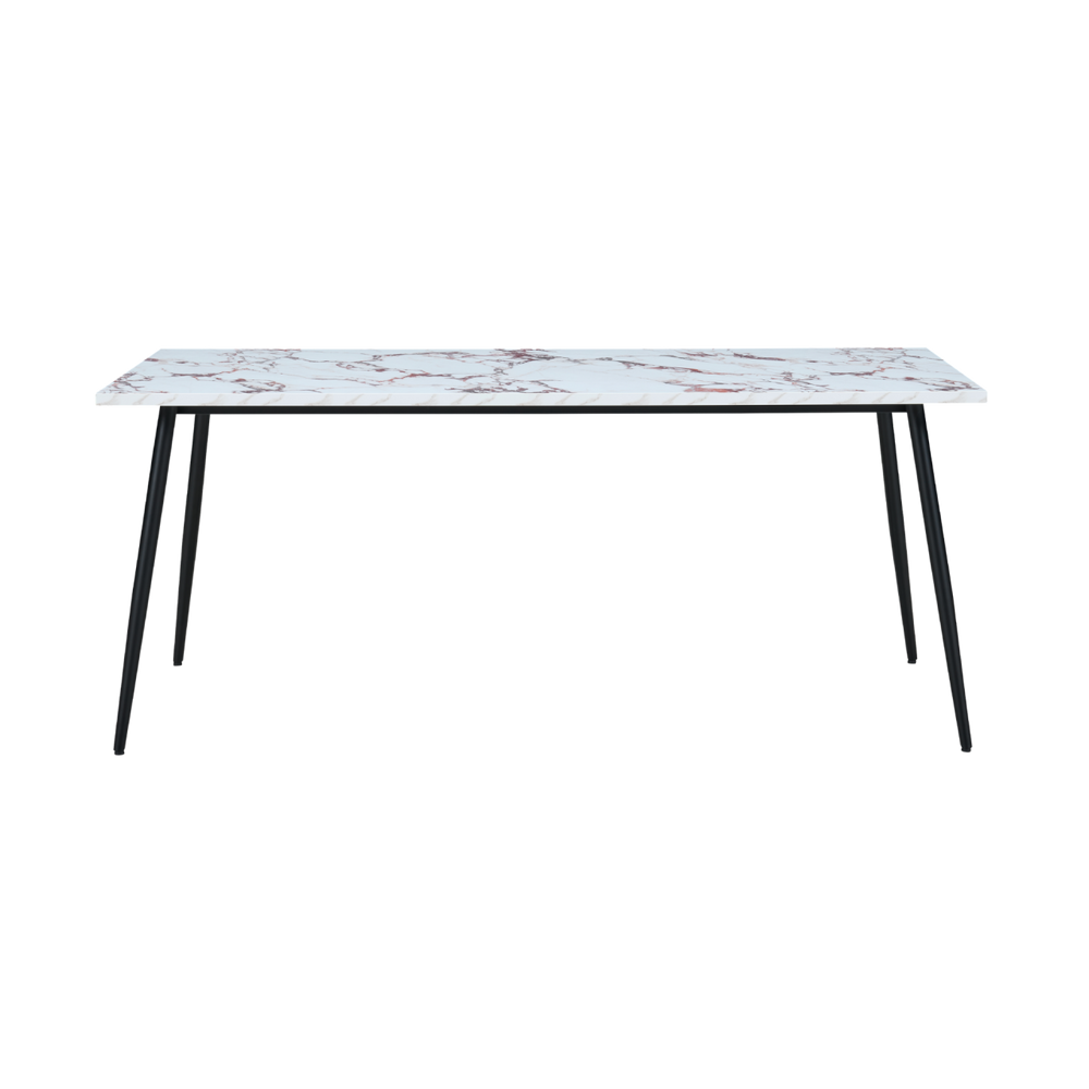 Horizon Large Dining Table Marble Effect – Violetta