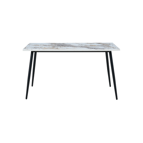 Horizon Medium Dining Table Marble Effect