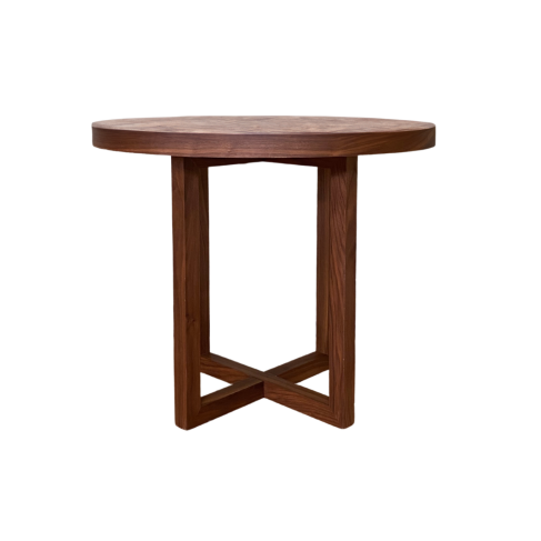 Iris Dining Table 90cms – Walnut