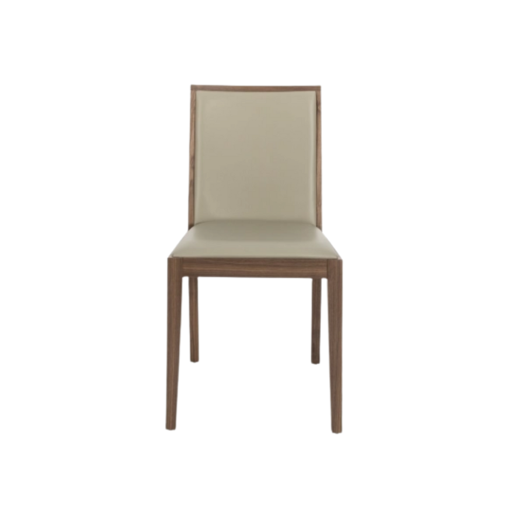 Lotus Dining Chair – Walnut and Stone