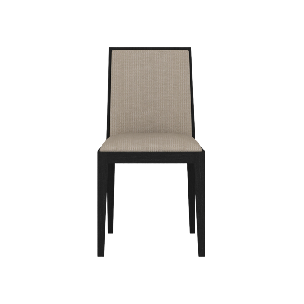 Lotus Dining Chair – Wenge and Beige