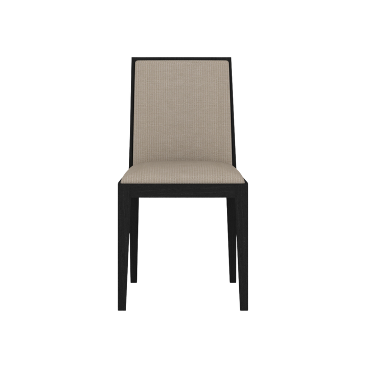 Lotus Dining Chair in wenge and beige by Twenty10