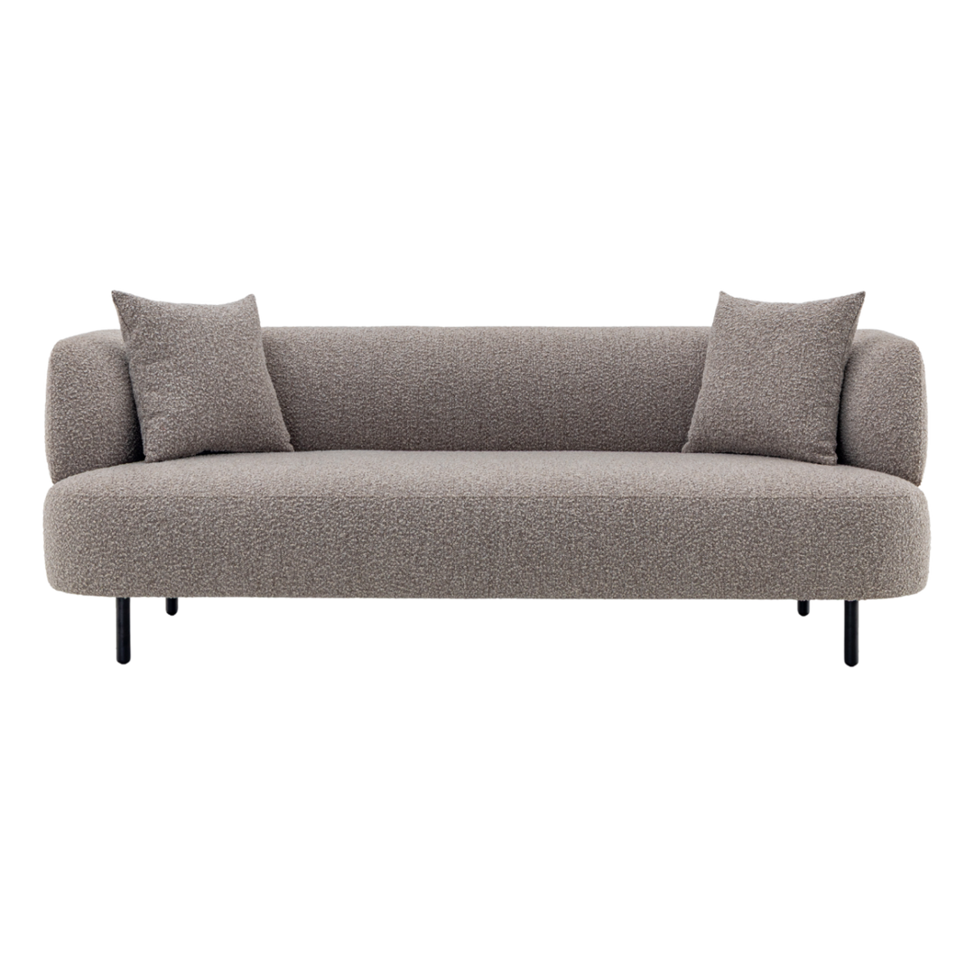 Luma 3 Seat Sofa in ascot toffee bouclé by Twenty10