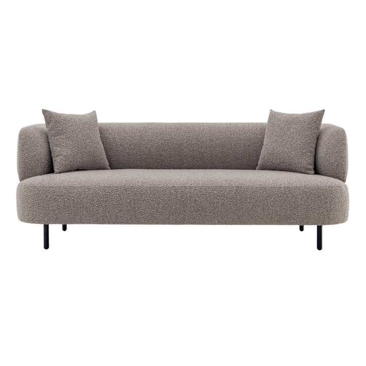 Luma 3 Seat Sofa in ascot toffee bouclé by Twenty10