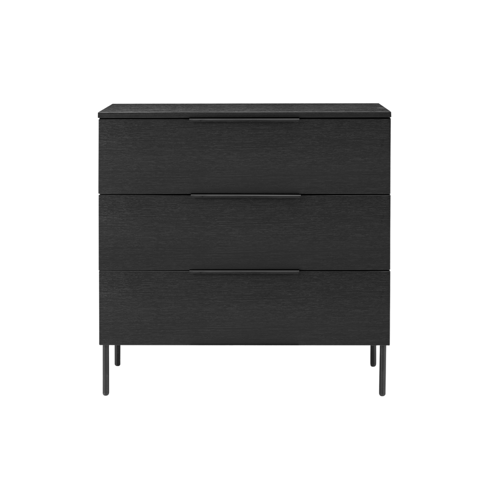 Luna 3 Drawer Chest – Black