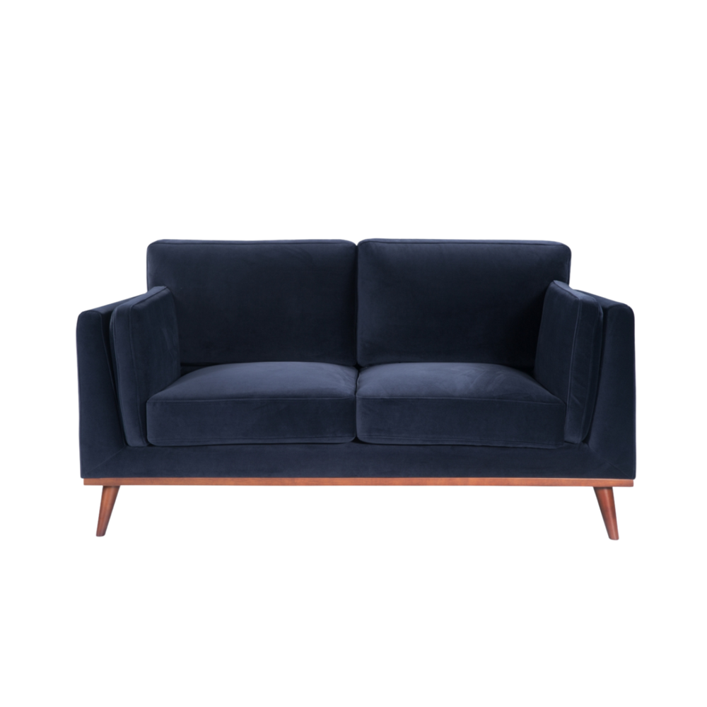 Mickey 2 Seat Sofa – Midnight Blue