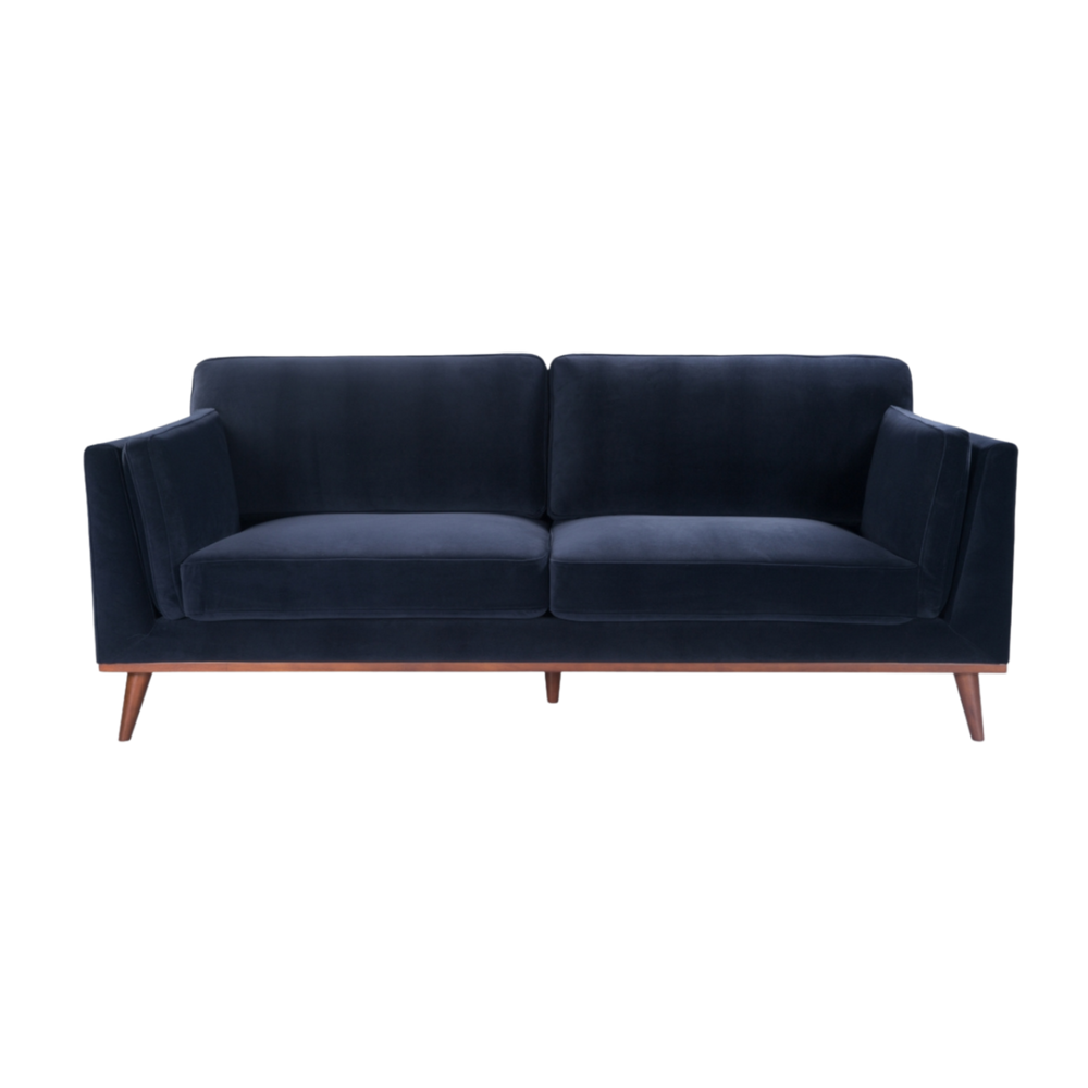 Mickey 3 Seat Sofa – Midnight Blue