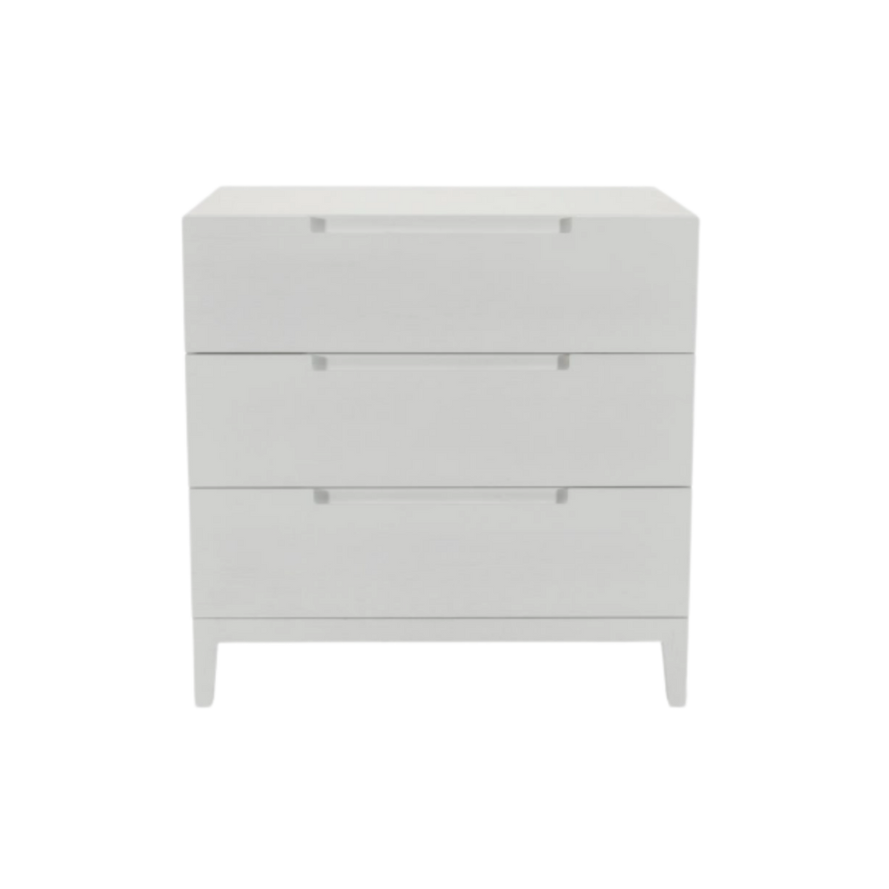 Orchid 3 Drawer Chest – White