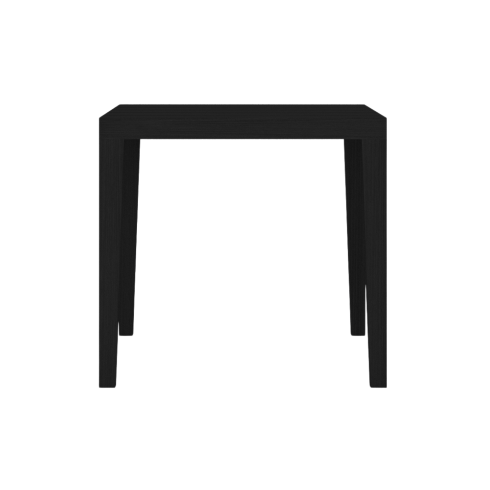 Peony Square Dining Table – Wenge (Black Stained Oak)