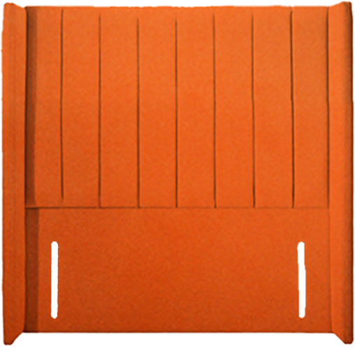Poppy Headboard Single – Pumpkin Orange