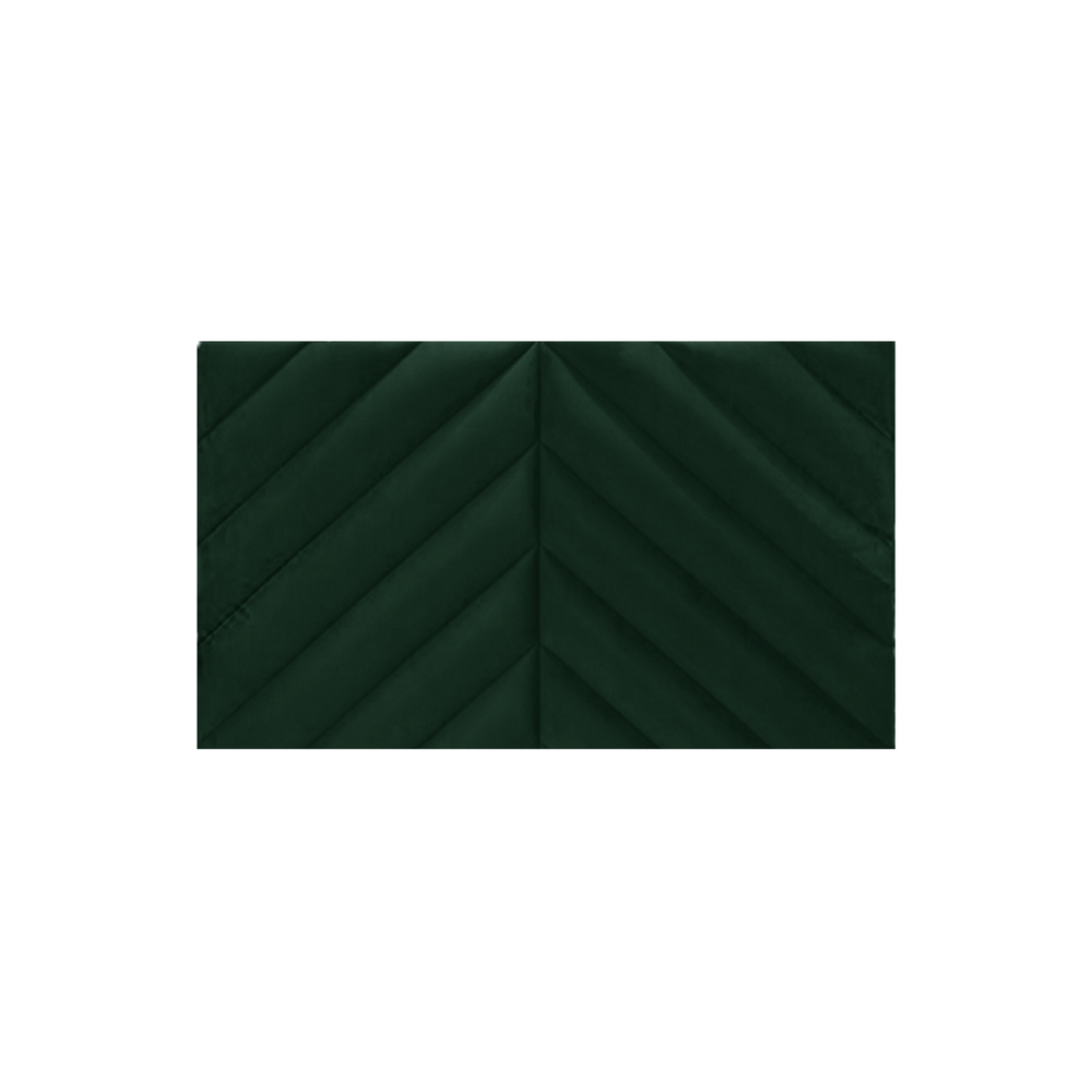 Rose Super King Headboard – Bottle Green