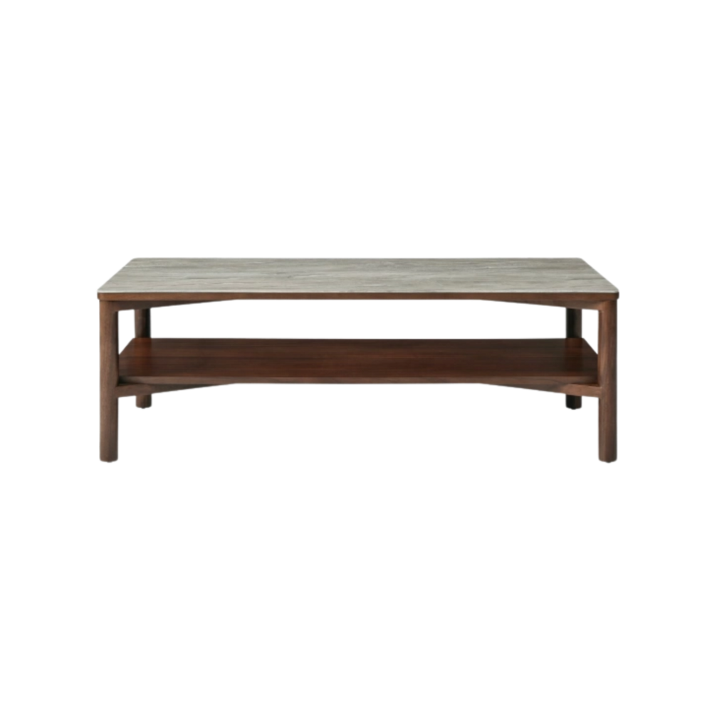 Willow Coffee Table With Shelf