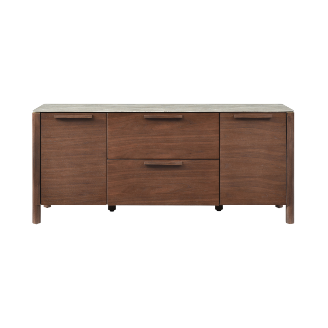 Willow TV Unit in timber tobacco by Twenty10