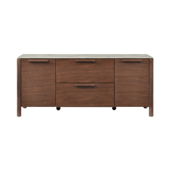 Willow TV Unit in timber tobacco by Twenty10